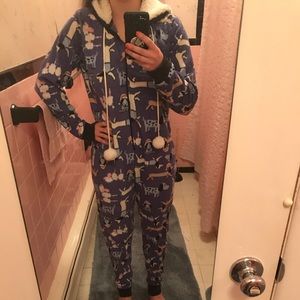 Comfy Dog Pattern Onesie